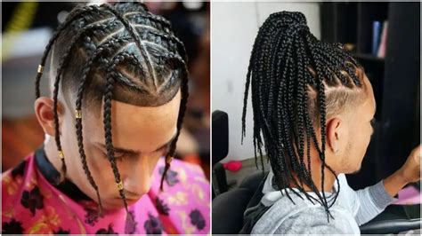 trenzas en chico|Peinado Trenzas Chico